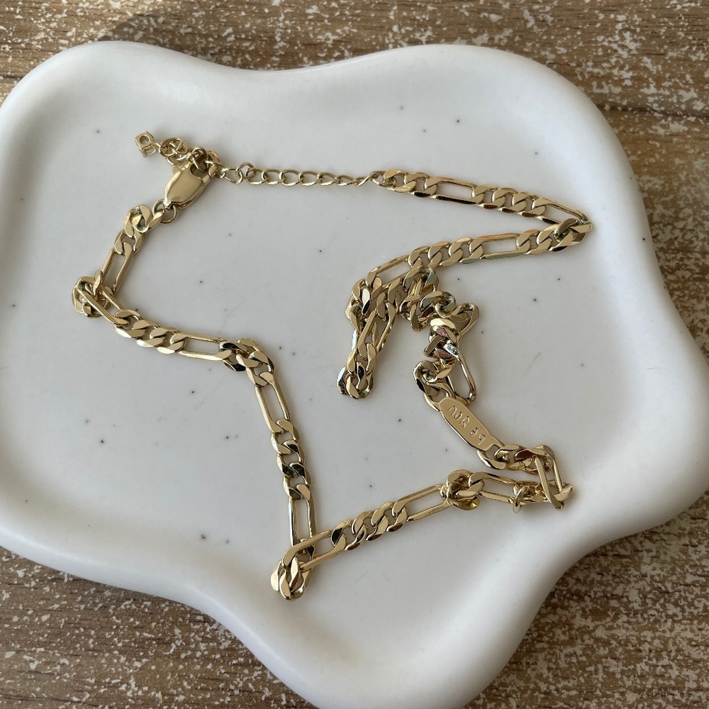 Ana luisa chain choker 15-16in gold vermeil